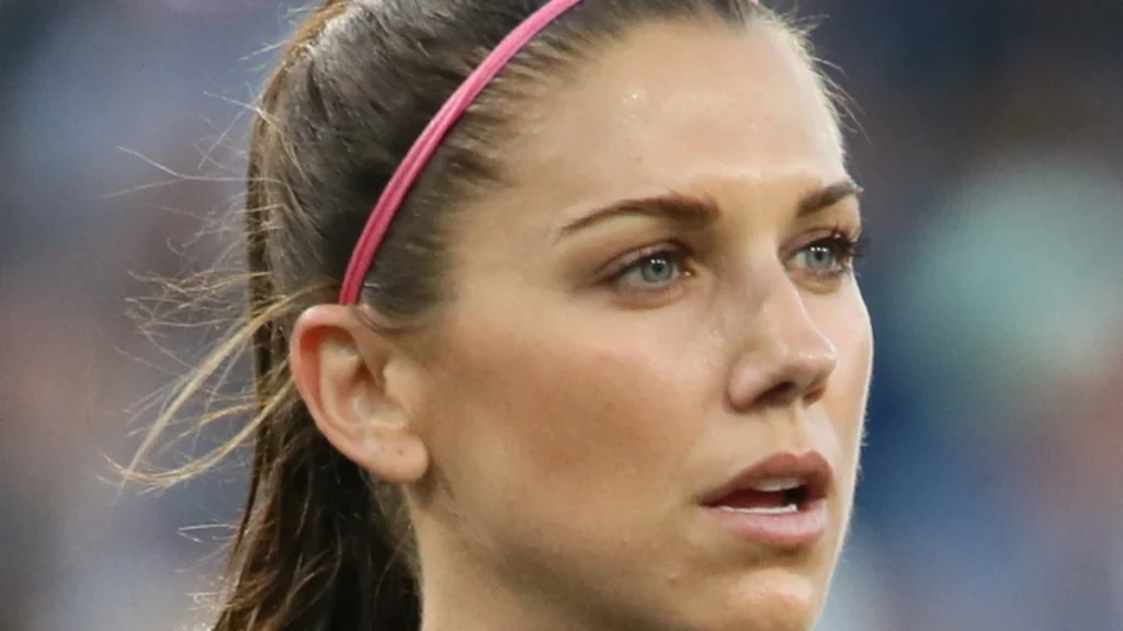 Alex Morgan — photo via Wikimedia Commons, CC BY 4.0 by Taylor Vincent.