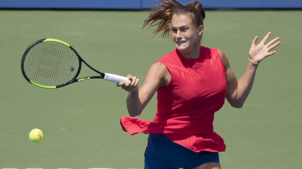 Aryna Sabalenka — photo via Wikimedia Commons, CC BY-SA 2.0 by Keith Allison.