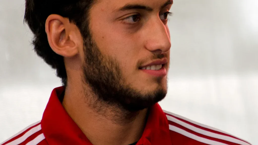 Hakan Çalhanoğlu — photo via Wikimedia Commons, CC BY-SA 4.0 by Fuguito.