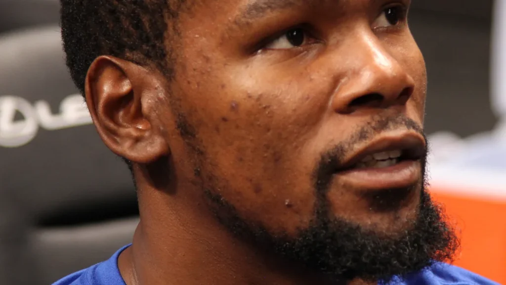 Kevin Durant — photo via Wikimedia Commons, CC BY-SA 4.0 by Cyrus Saatsaz.