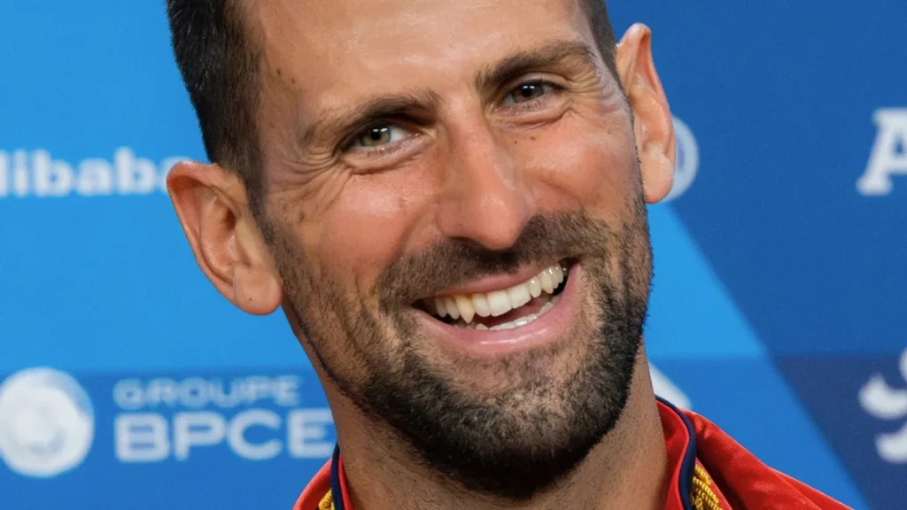Novak Djoković — photo via Wikimedia Commons, CC BY-SA 3.0 by Pansch.