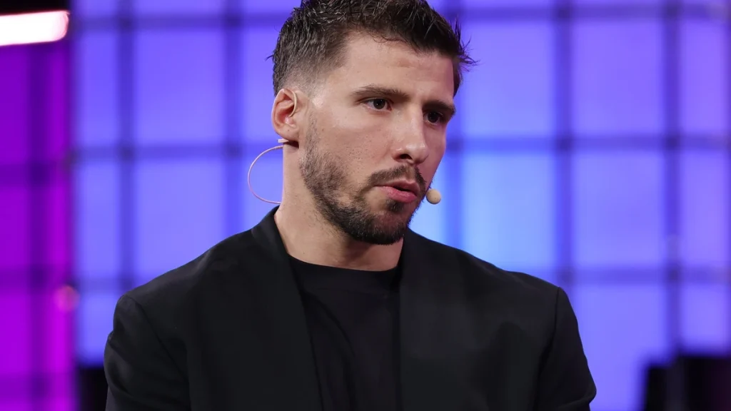 Rúben Dias — photo via Wikimedia Commons, CC BY 2.0 by Web Summit.