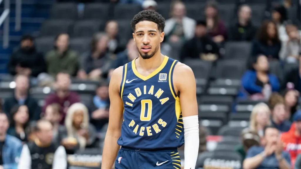 Tyrese Haliburton — photo via Wikimedia Commons, CC BY-SA 4.0 by Chensiyuan.