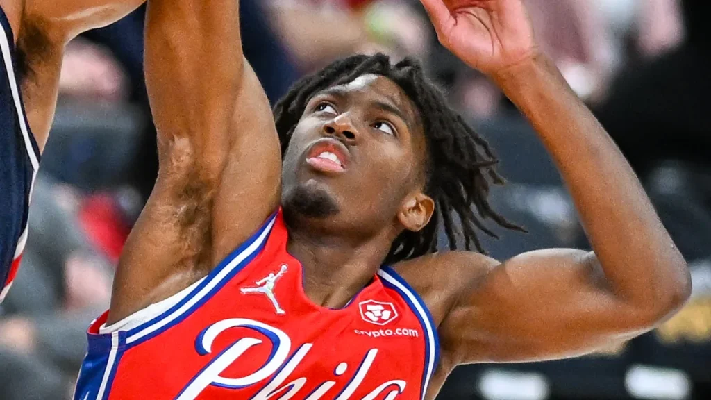 Tyrese Maxey — photo via Wikimedia Commons, CC BY-SA 2.0 by All-Pro Reels.