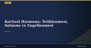 Kortizol Hormonu: Tetiklenmesi, Salınımı ve Engellenmesi
