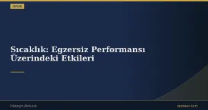 Sıcaklık: Egzersiz Performansı Üzerindeki Etkileri