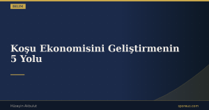 Koşu Ekonomisini Geliştirmenin 5 Yolu