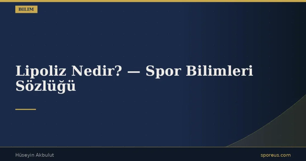Lipoliz