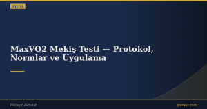 MaxVO2 Mekiş Testi — Protokol, Normlar ve Uygulama