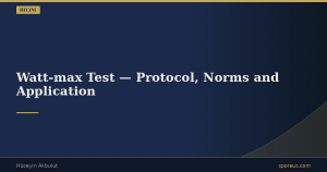 Watt-max Test — Protocol, Norms and Application