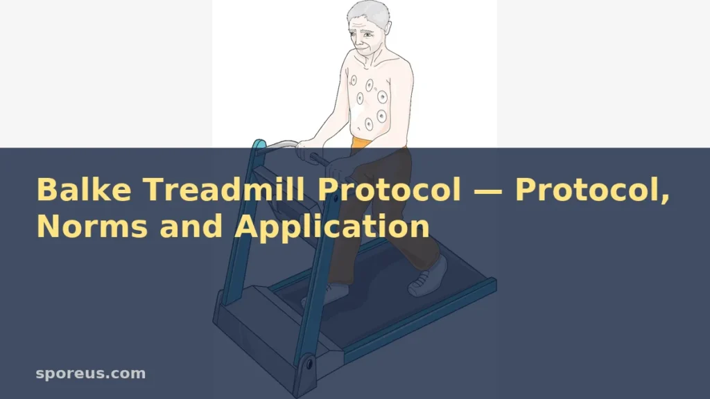 Balke Treadmill Protocol — Protocol, Norms and Application