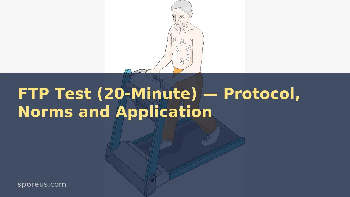 FTP Test (20-Minute Functional Threshold Power) — Protocol, Norms and Application